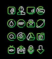 LimeLine - Green Icon Pack imagem de tela 1