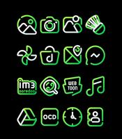 LimeLine - Green Icon Pack imagem de tela 2
