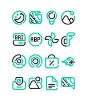 Lineblack - Tosca icon Pack पोस्टर