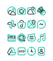 Lineblack - Tosca icon Pack स्क्रीनशॉट 2