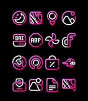 BlossomLine - Pink Icon Pack پوسٹر