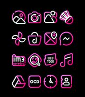 BlossomLine - Pink Icon Pack تصوير الشاشة 2