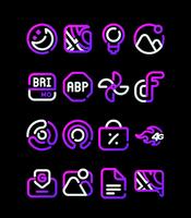 GrapeLine - Purple Icon Pack Affiche