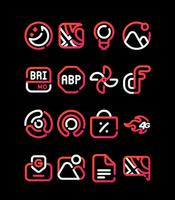 CherryLine - Red Icon Pack Affiche