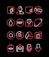 CherryLine - Red Icon Pack capture d'écran 1