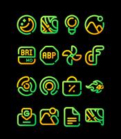 Sun Flower - Line Icon Pack পোস্টার