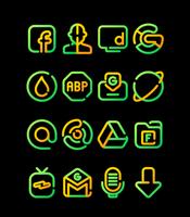 Sun Flower - Line Icon Pack স্ক্রিনশট 1