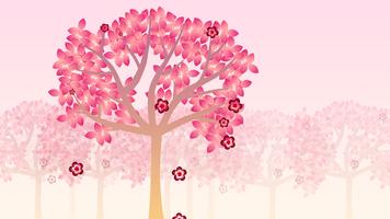 Falling Flowers Red - Live Wallpaper تصوير الشاشة 1