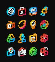 LineS 3D - Icon Pack পোস্টার