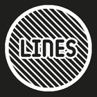 Lines Circle - White Icon Pack icône