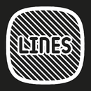 Lines Squircle White Icon Pack APK