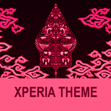 Xperia Theme - Mega Mendung Red أيقونة