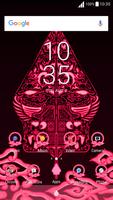 Xperia Theme - Mega Mendung Red تصوير الشاشة 1