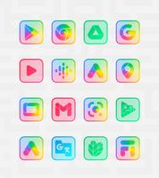 Square Clear - Icon Pack ภาพหน้าจอ 1