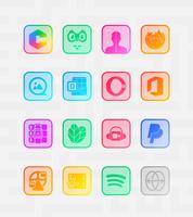 Square Clear - Icon Pack ภาพหน้าจอ 3