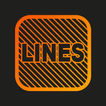 ”Lines Square - Neon icon Pack