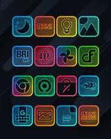 Lines Square - Neon icon Pack 海報