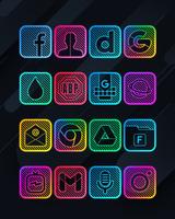 1 Schermata Lines Square - Neon icon Pack