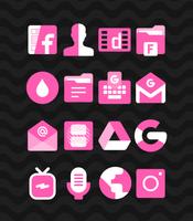 برنامه‌نما Pink - Icon Pack عکس از صفحه