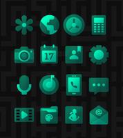 Takoizu Cyan - Icon Pack Affiche