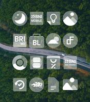 Transparent White - Icon Pack-poster