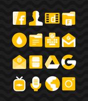 1 Schermata Yellow - Icon Pack