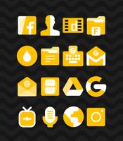 Yellow - Icon Pack capture d'écran 1