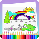 Kolorowanka z naturalną panoramą aplikacja