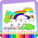 APK libro da colorare panorama naturale