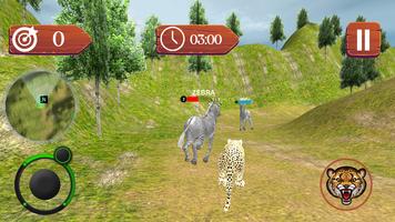 Wild Cheetah Attack Game Affiche