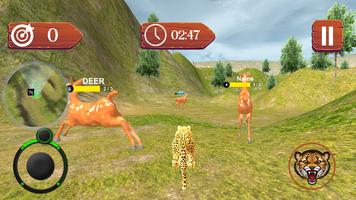 Wild Cheetah Attack Game capture d'écran 1