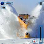 Snow Plowing Train 3D icône