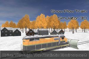 Snow Plowing Train 3D capture d'écran 2