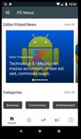 PSNews (News App with Google Material Design) Affiche