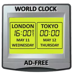 World Clock Dual Digital Clock XAPK download