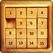 Das 15-Puzzle/ Fünfzehnerspiel Zeichen