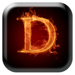 D Letters Wallpaper HD icon
