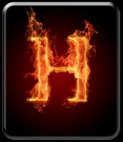H Letters Wallpaper HD poster