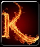 K Letters Wallpaper HD poster