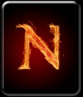 N Letters Wallpaper HD Affiche