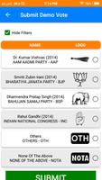 Demo Elections India - 2019 captura de pantalla 3