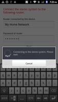 Stereo System Network Setup screenshot 1