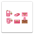 メール素材 - 電話・メール(ピンク)（生活） APK