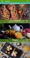 Panqueques, pasteles de queso Poster