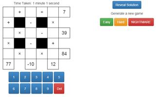 Equation Puzzle screenshot 2