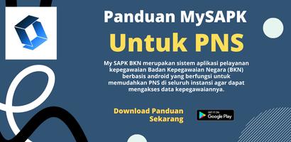 Panduan MySAPK untuk PNS-poster