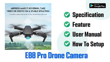 e88 Pro Drone Camera App Guide الملصق