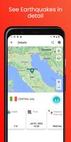 Earthquake App - Tracker, Map اسکرین شاٹ 1