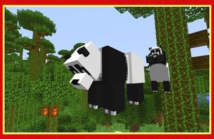 برنامه‌نما Panda Bear - Creatures mod for Minecraft عکس از صفحه