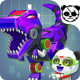 Dinosaur And Little Panda